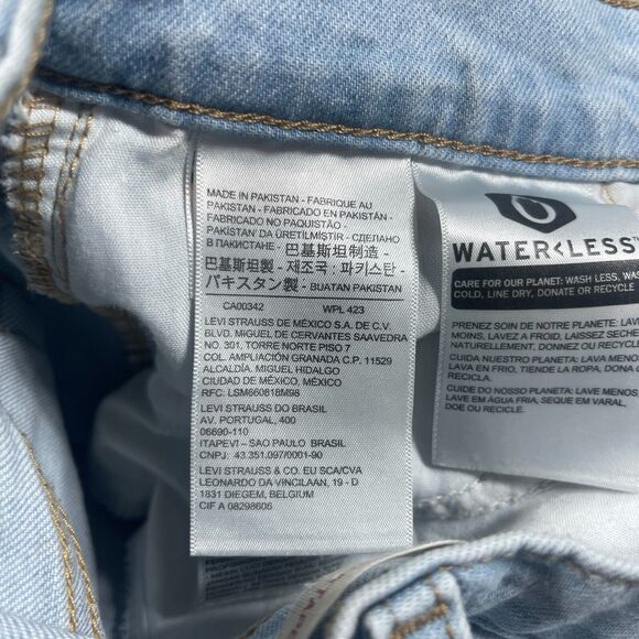 Levi's‎ 721 High Rise Jeans Women Size 27 Wated Tapered Light Wash Inseam 28 - Picture 7 of 12